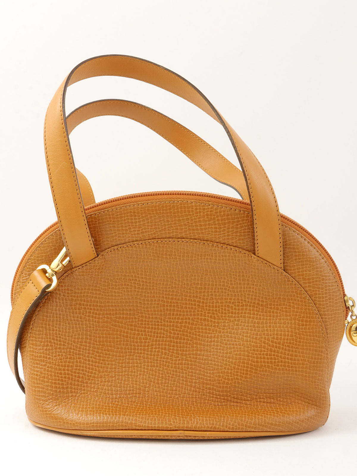 Oval Logo Plate 2-Way Bag, Camel