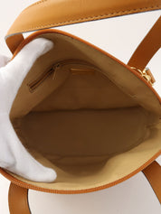 Oval Logo Plate 2-Way Bag, Camel