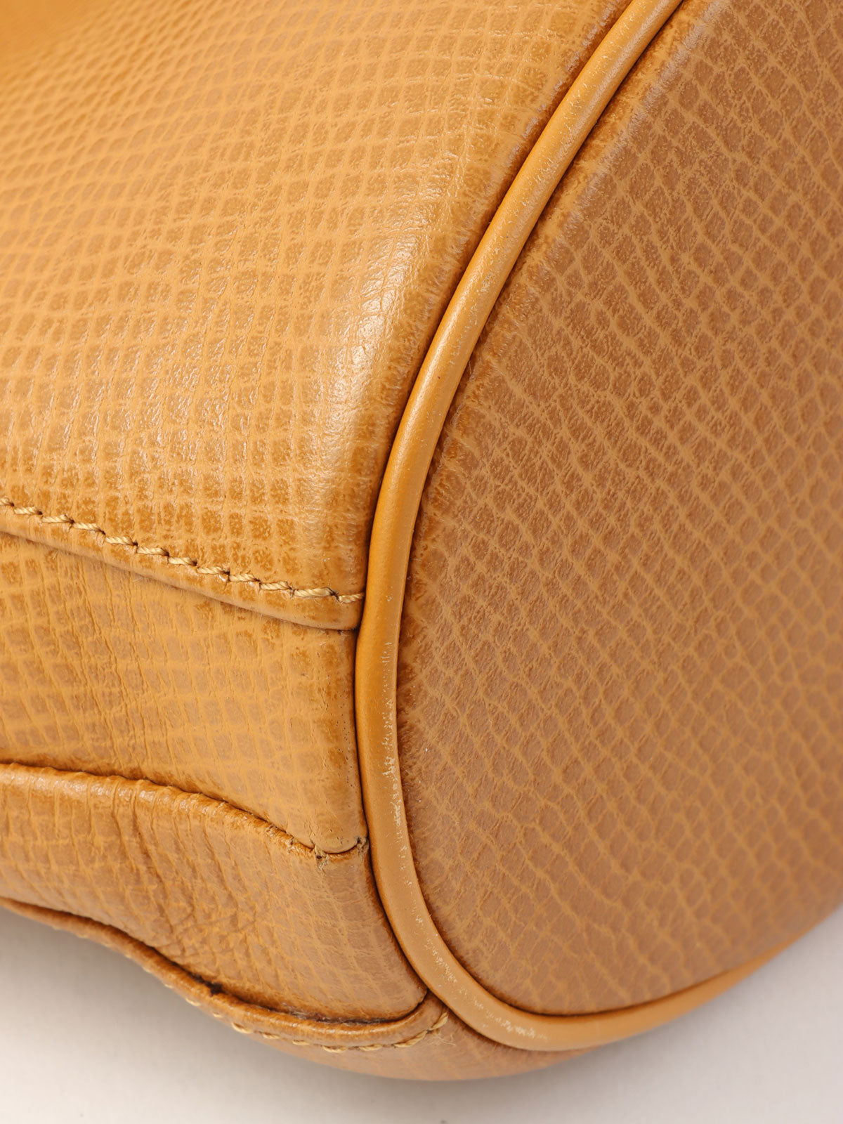 Oval Logo Plate 2-Way Bag, Camel