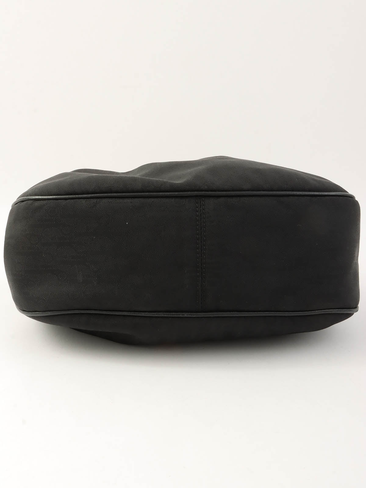 トロッターパターンハンドバッグ ブラック