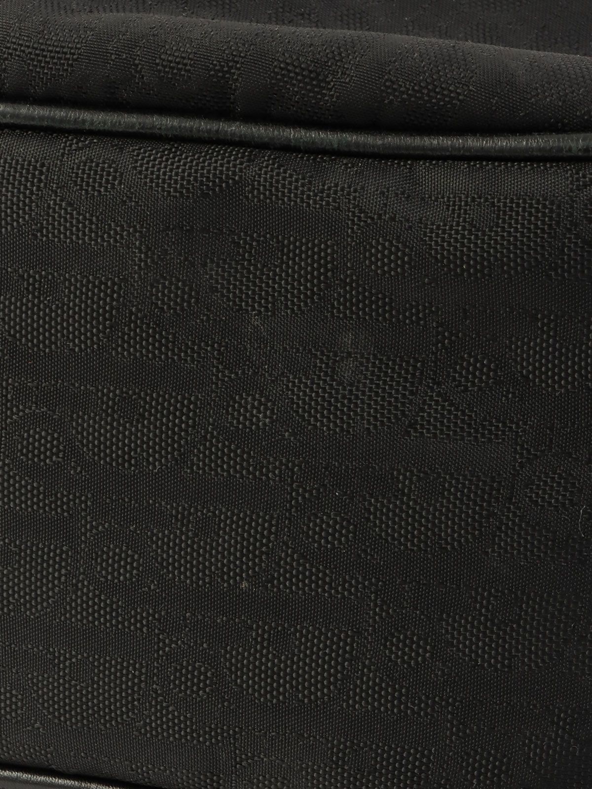 トロッターパターンハンドバッグ ブラック