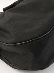 トロッターパターンハンドバッグ ブラック