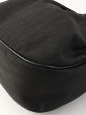 トロッターパターンハンドバッグ ブラック