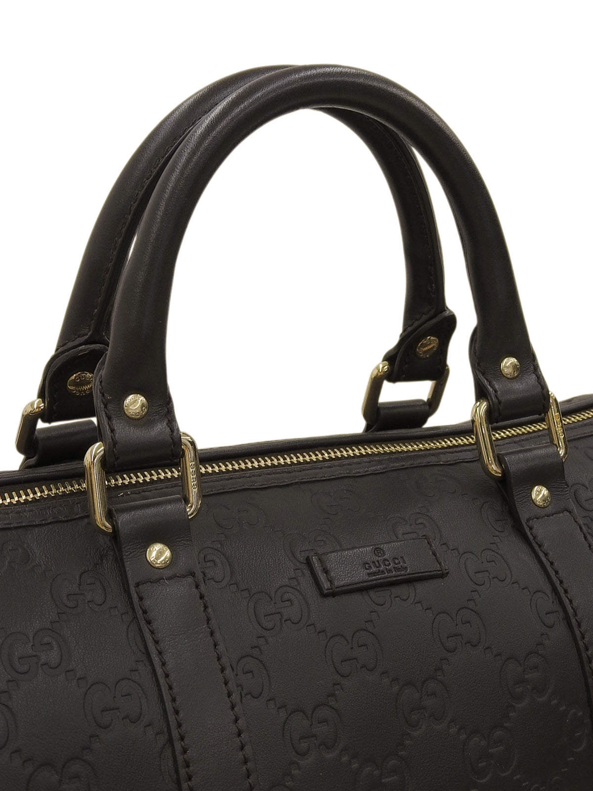 Shima Boston Bag Dark Brown