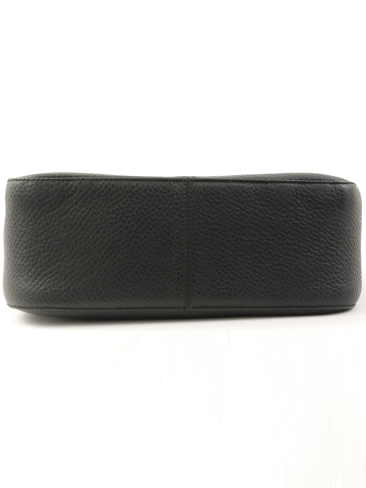 Gancini Plate Tote Bag Black