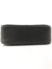 Gancini Plate Tote Bag Black