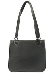 Gancini 餐盘手提袋黑色