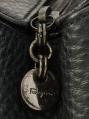 Gancini 餐盘手提袋黑色