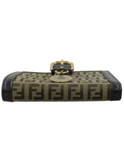 FF Zucca图案棕色钱包