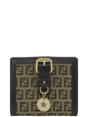 FF Zucca图案棕色钱包