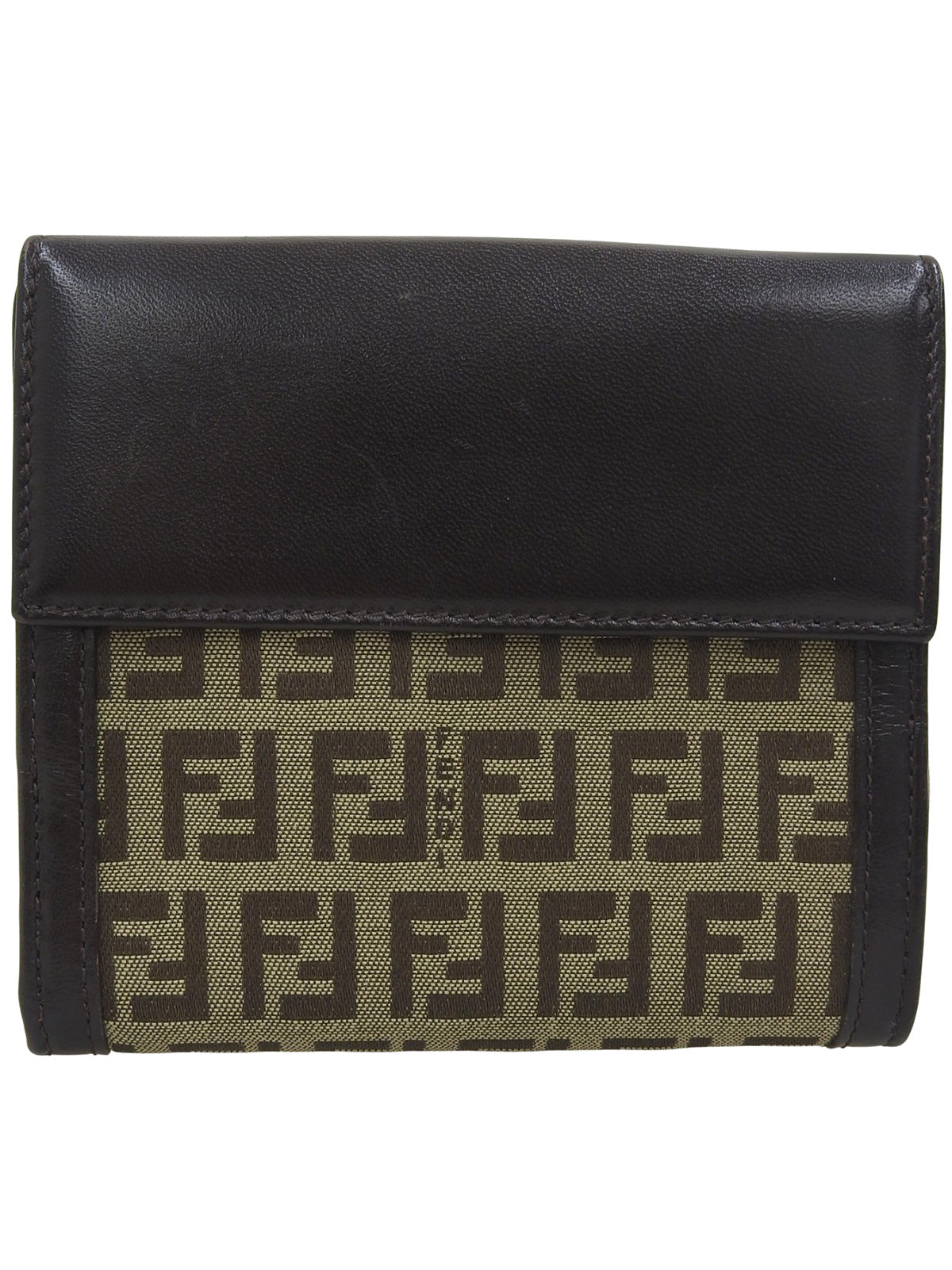 FF Zucca图案棕色钱包