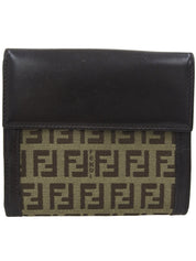 FF Zucca图案棕色钱包