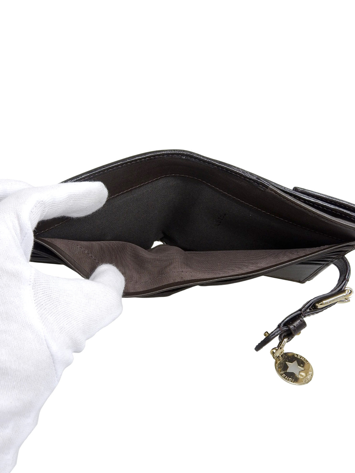 FF Zucca图案棕色钱包