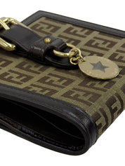 FF Zucca Pattern Wallet Brown