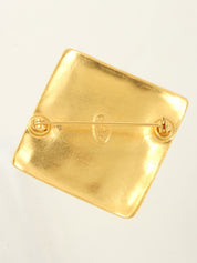 1996年钻石图案CC标志金胸针