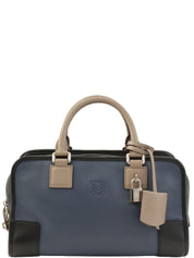 Anagram Amazona Handbag in Navy/Black/Greige