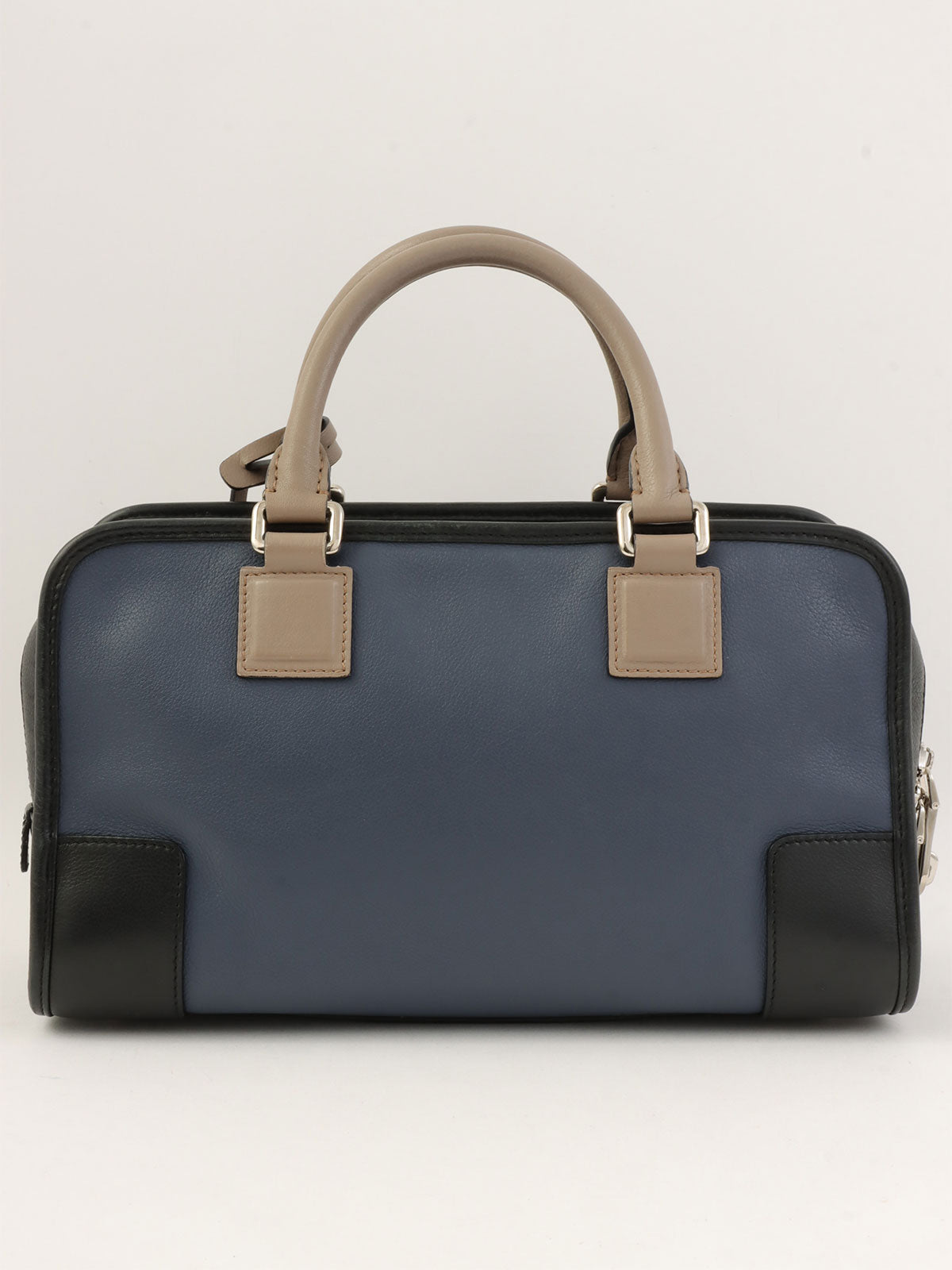 Anagram Amazona Handbag in Navy/Black/Greige