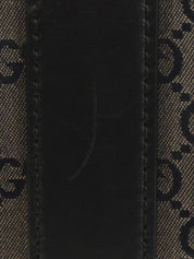 GG水晶迷你波士顿包，金属灰/黑色