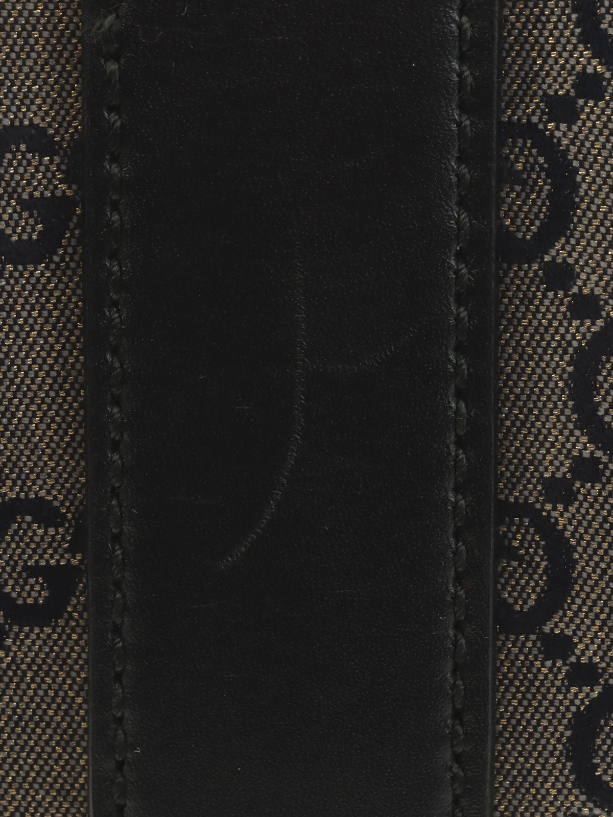 GG Crystal Mini Boston Bag in Metallic Gray/Black