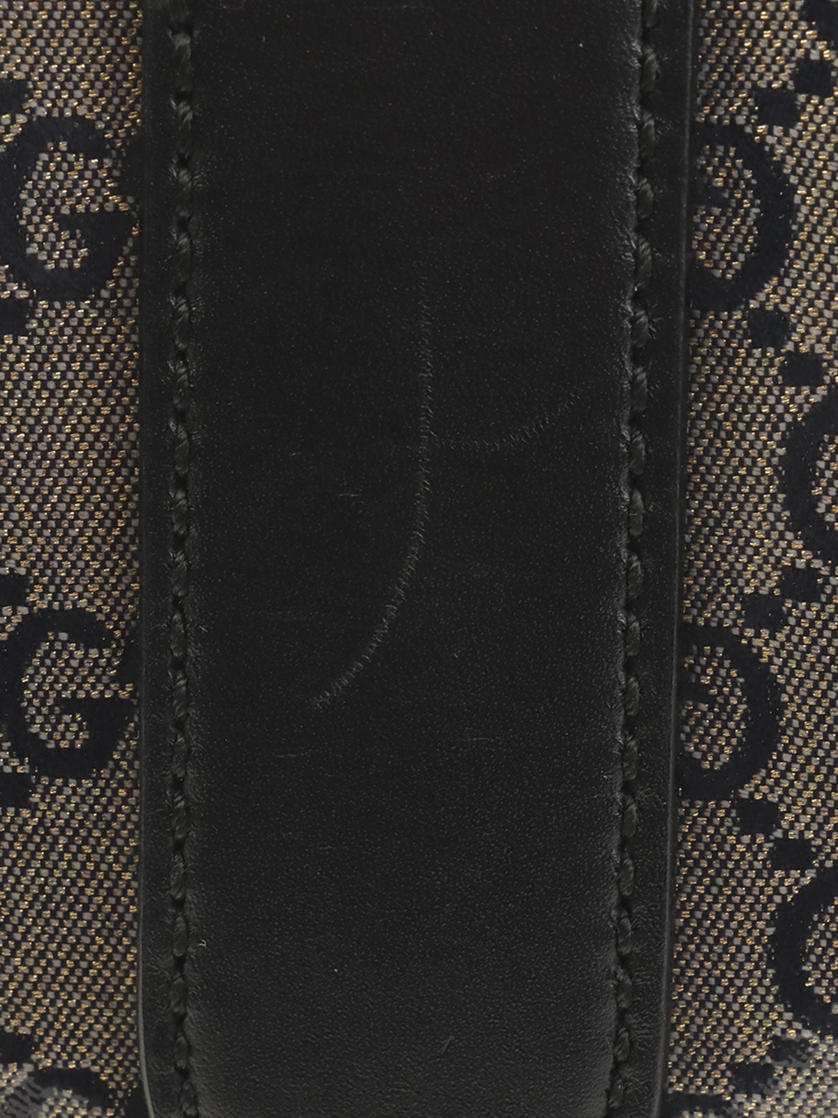 GG水晶迷你波士顿包，金属灰/黑色