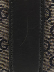 GG水晶迷你波士顿包，金属灰/黑色