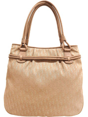 トロッターパターンリボントートバッグ ベージュ