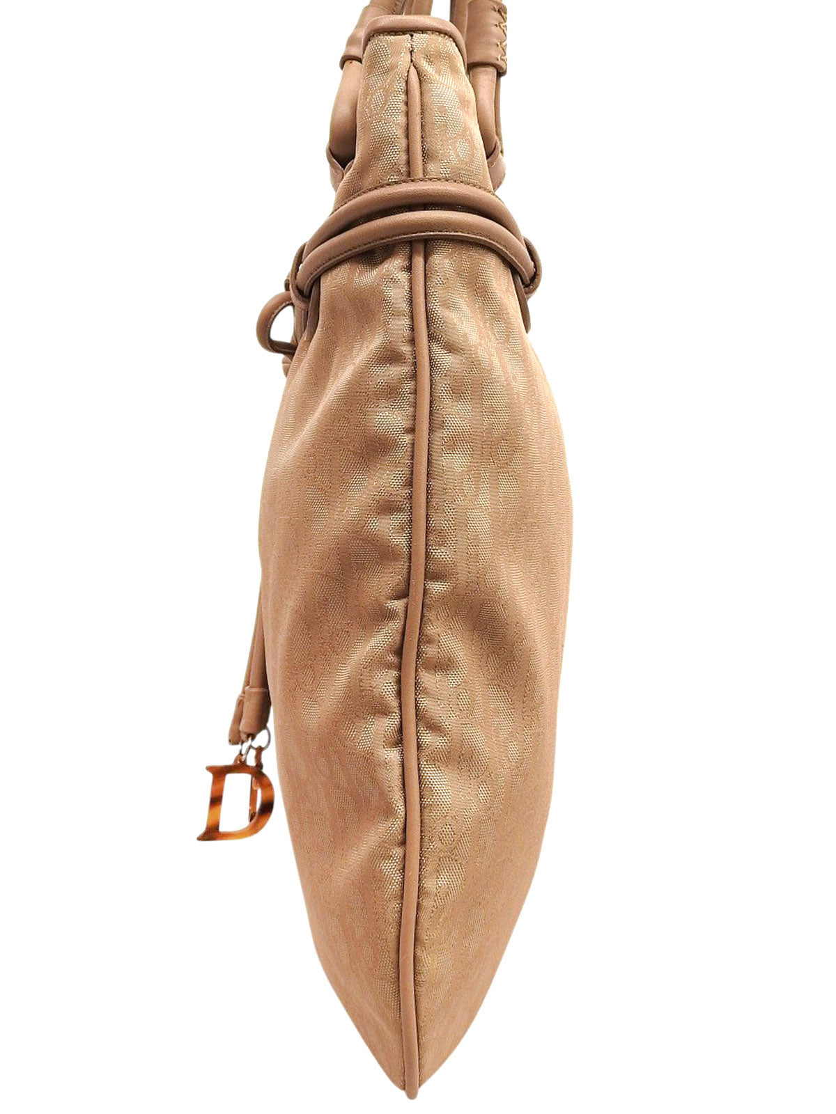 トロッターパターンリボントートバッグ ベージュ