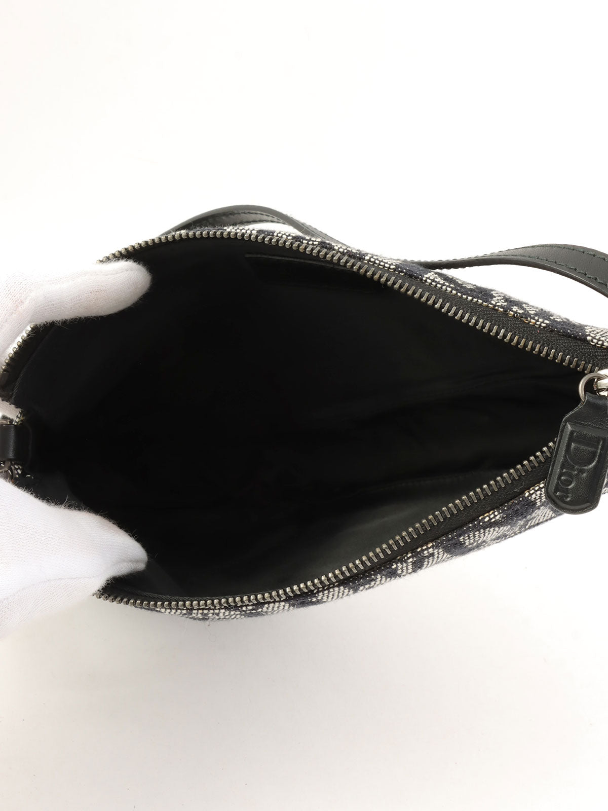 Trotter 图案黑色马鞍包