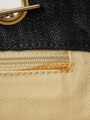 2005 Denim Night Flight Chain Tote Bag, Indigo