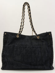 2005年頃製 デニム夜間飛行チェーントートバッグ インディゴ