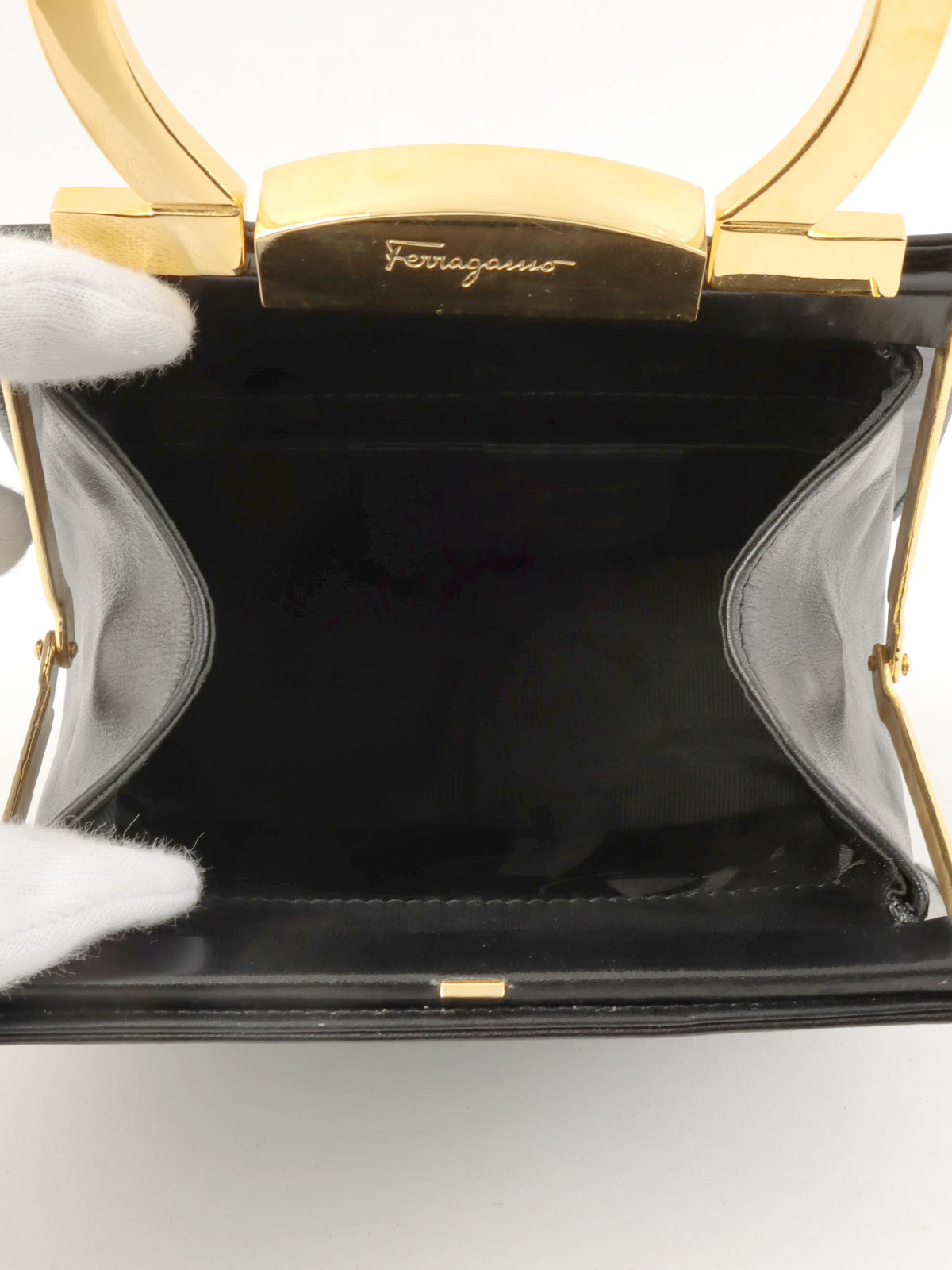 Gancini 迷你手提包 黑色