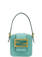 Logo 铭牌迷你化妆包 薄荷绿