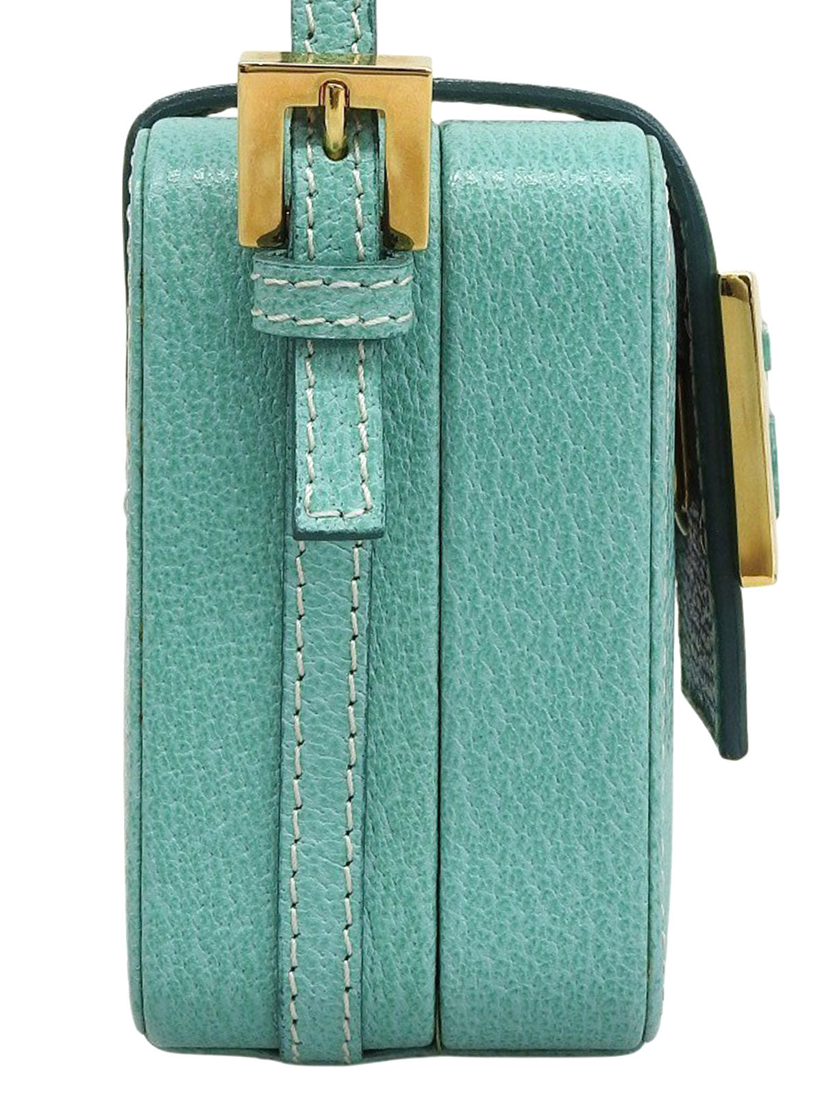 Logo 铭牌迷你化妆包 薄荷绿