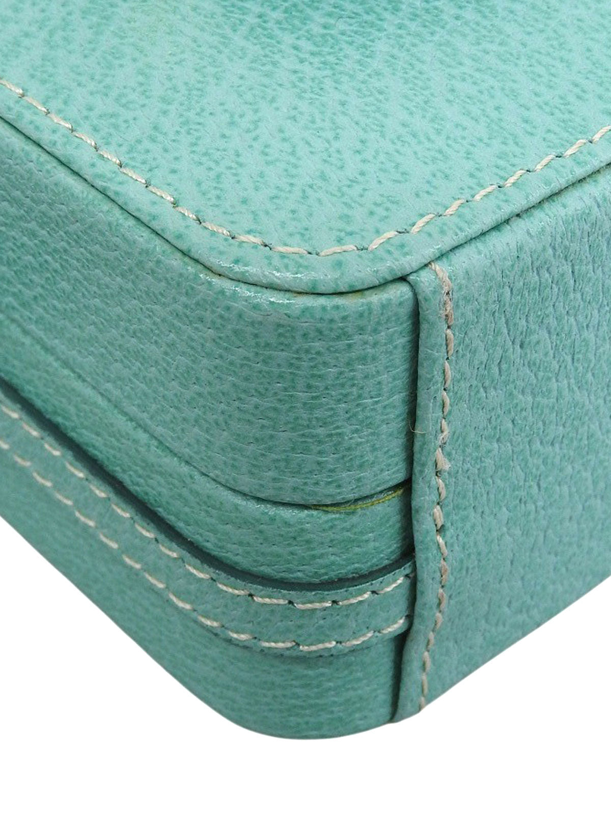 Logo 铭牌迷你化妆包 薄荷绿