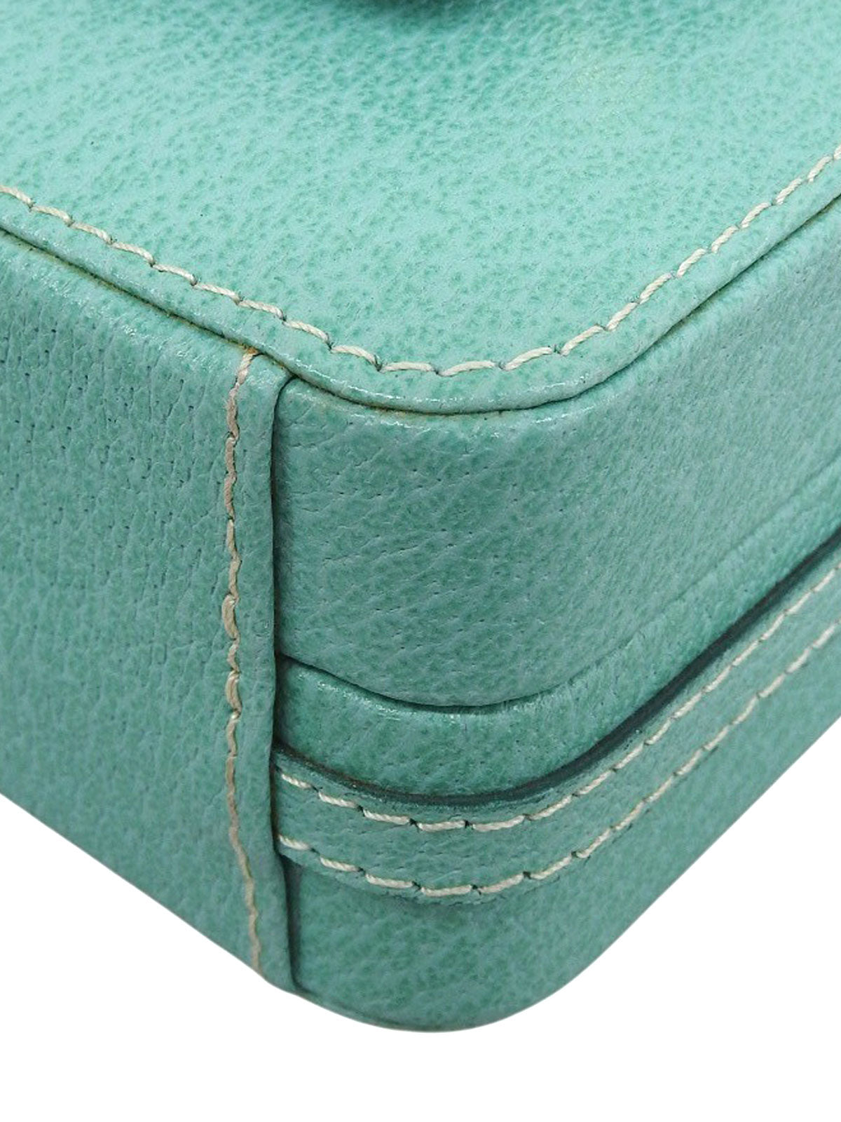 Logo 铭牌迷你化妆包 薄荷绿