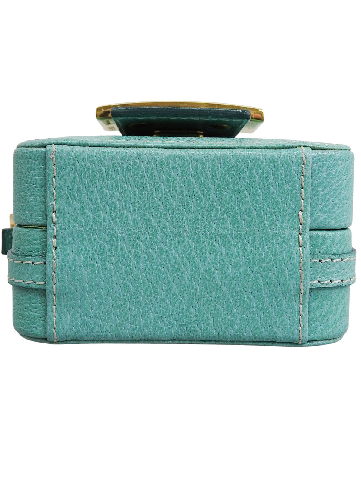 Logo 铭牌迷你化妆包 薄荷绿