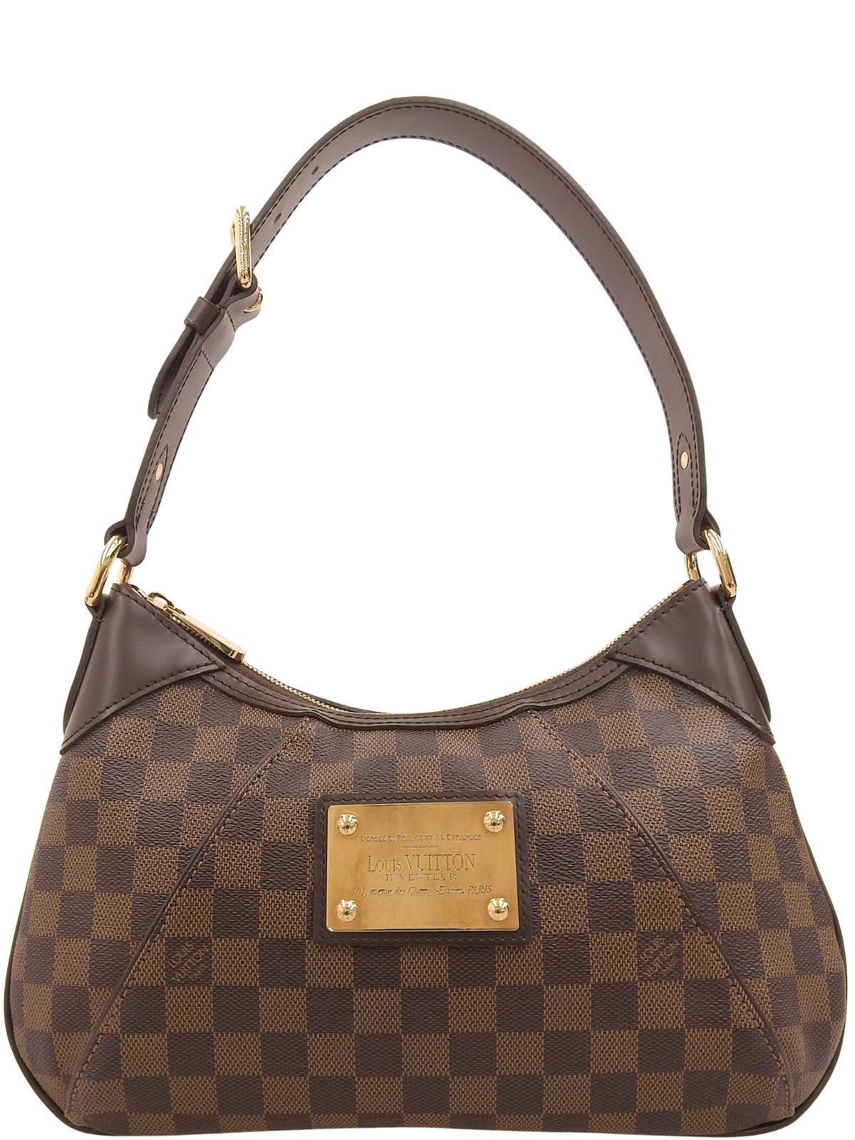 2009 Damier Thames GM Brown Canvas