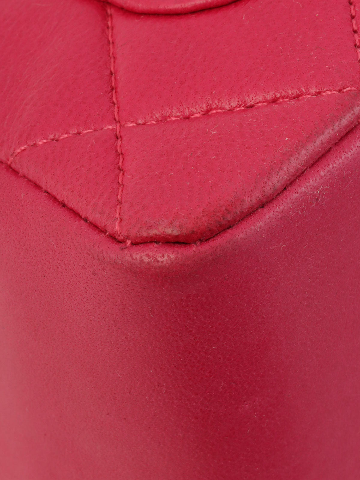 1990s Pouch Jewel Chain Shoulder Bag Pink