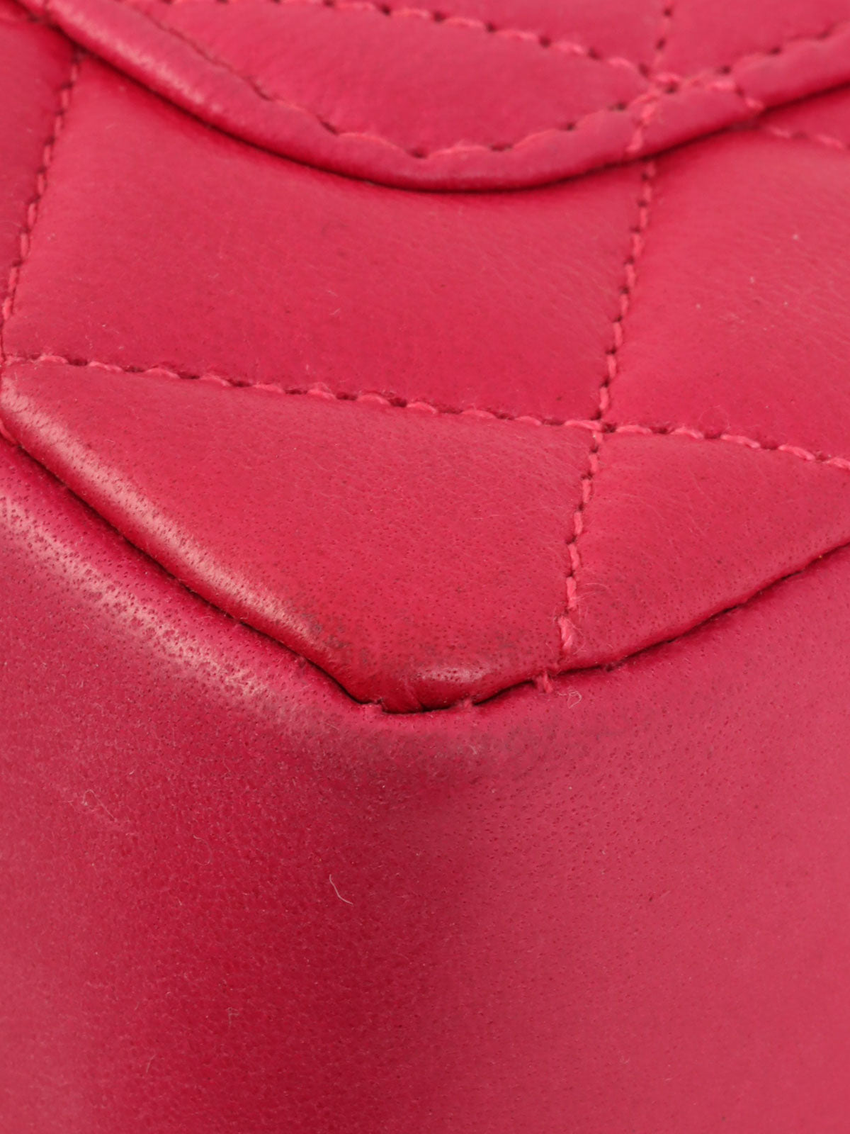 1990s Pouch Jewel Chain Shoulder Bag Pink