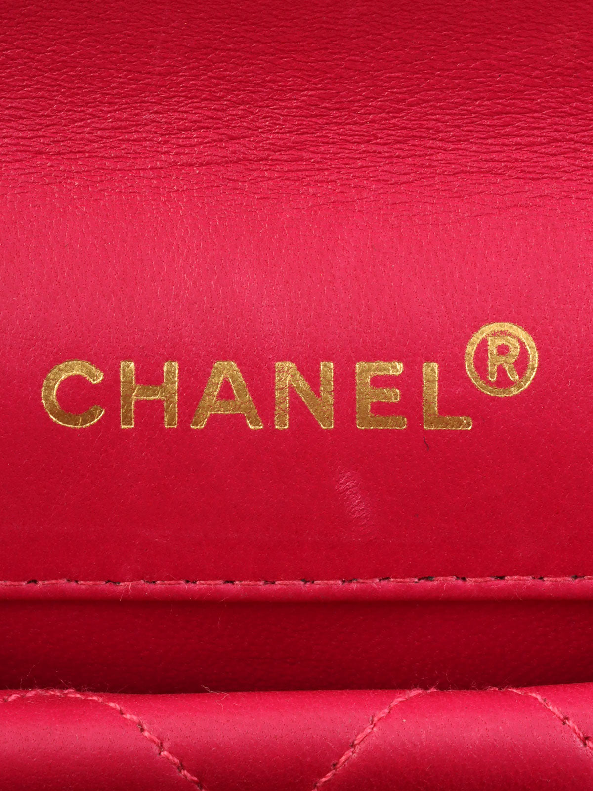 1990s Pouch Jewel Chain Shoulder Bag Pink