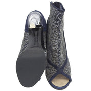 Glitter See-through CC Mark Boots Navy