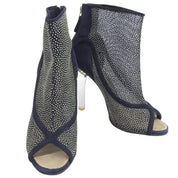 Glitter See-through CC Mark Boots Navy