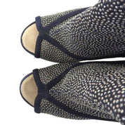 Glitter See-through CC Mark Boots Navy