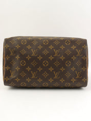 2002年製 キャンバスモノグラムスピーディ ブラウン