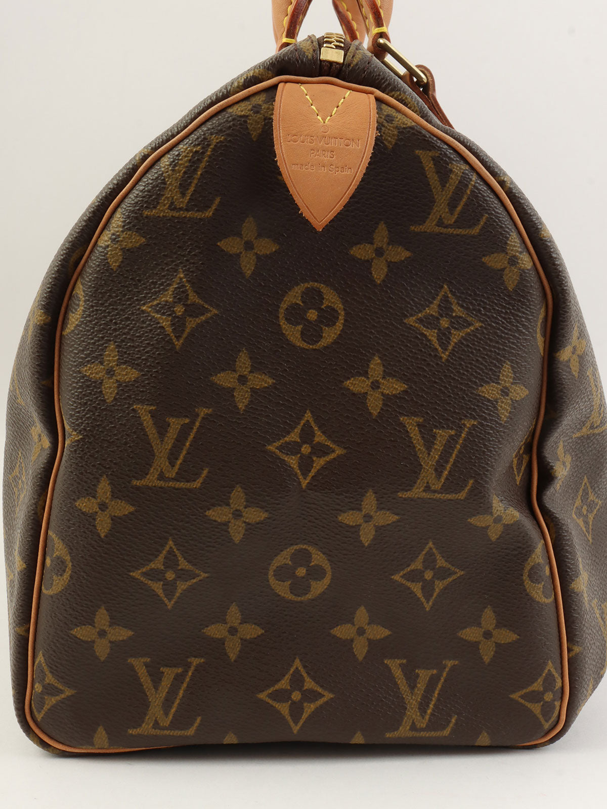 2002年製 キャンバスモノグラムスピーディ ブラウン