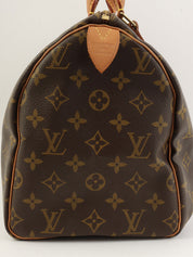 2002 Canvas Monogram Speedy Brown