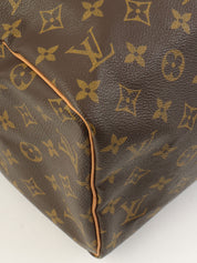 2002 Canvas Monogram Speedy Brown