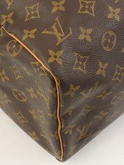 2002年製 キャンバスモノグラムスピーディ ブラウン