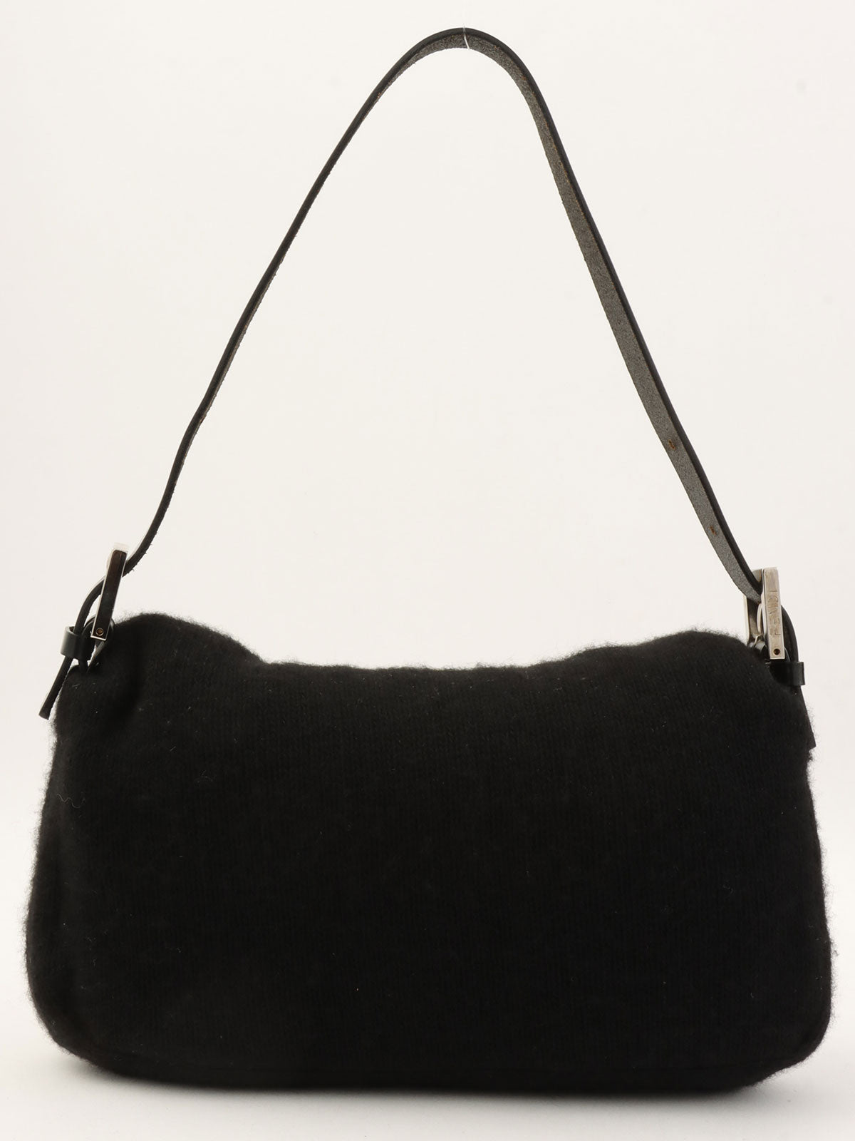 针织妈妈水桶包黑色