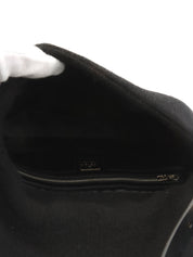 针织妈妈水桶包黑色